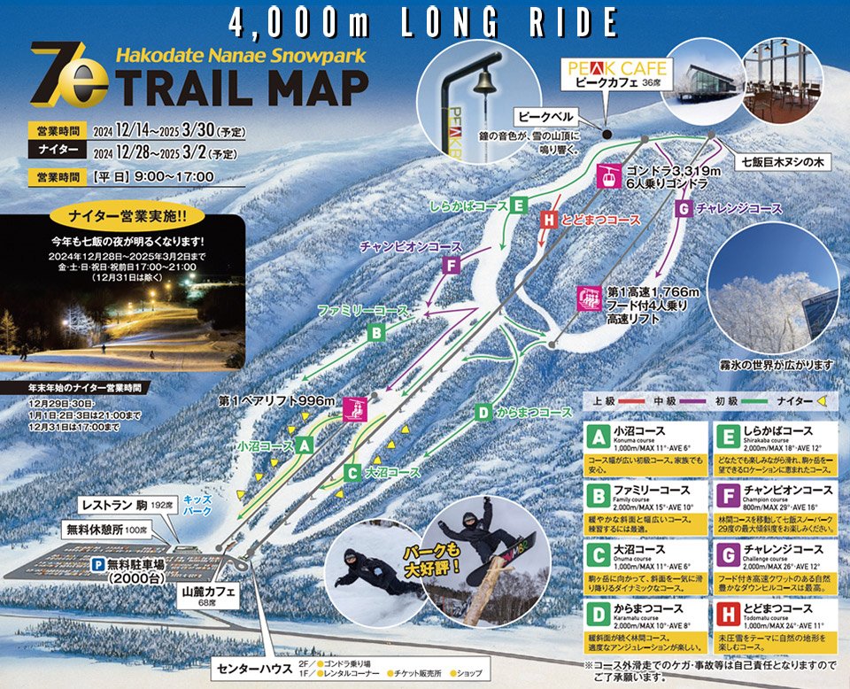 🏂 하코다테 나나에 스노우 파크 (函館七飯スノーパーク) 이미지 1